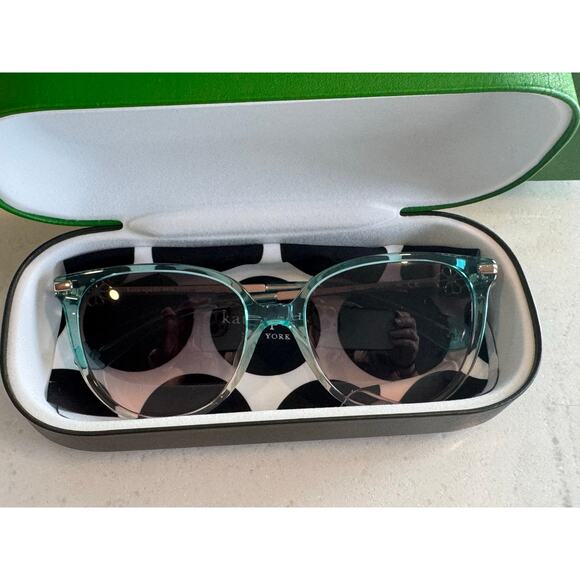 Kate Spade KRISTINA/G/S Sunglasses – Green Pink - New Without Tags - Picture 14 of 14